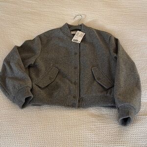 NWT H&M Charcoal Kids Jacket